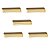 Kit 5 Puxador Citizen 45 Graus G Dourado Matte Fosco Zen - Imagem 1