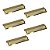 Kit 5 Puxador Citizen 45 Graus G Gold Dourado Brilhante Zen - Imagem 1