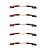 Kit 5 Puxador Cobre Envelhecido Italy Line 2092 Metal 096mm - Imagem 1