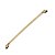 Kit 5 Puxador Dourado Fosco Il950 Liveri Italy Metal 224mm - Imagem 3