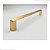 Kit 5 Puxador Liveri Il 955 160mm Dourado Fosco Italy Line - Imagem 4