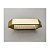Kit 5 Puxador Moveis Elemento M 48mm Dourado Matte Fosco Zen - Imagem 5