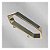 Kit 5 Puxador Moveis Elemento M 48mm Gold Dourado Brilhante - Imagem 3