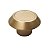 Kit 5 Puxador Moveis Ponto Disk P Dourado Matte Fosco Zen - Imagem 2