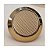 Kit 5 Puxador Para Moveis Ponto Disk G Gold Brilhante Zen - Imagem 4