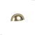 Kit 5 Puxador Shell 48 Mm Zen Dourado (fosco)  Concha - Imagem 2