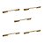Kit 5 Puxador Sorento 224mm Dourado Fosco Zen Zp5450.224.955 - Imagem 1
