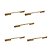 Kit 5 Puxador Sorento 320mm  Dourado Fosco Zen - Imagem 1