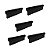 Kit 5 Puxador Sorento 96mm Preto Fosco Zen Zp5450.096.24 - Imagem 1