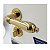 FECHADURA PORTA BANHEIRO WC LILY IMAB DOURADO BRILHANTE 55MM - Imagem 2