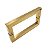 PUXADOR PARA PORTA IL4070 20CM (200MM) DOURADO DUPLO ITALY - Imagem 2