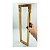 PUXADOR DUPLO INOX PARA PORTA IL4070 40CM (400MM) GOLD DOURADO BRILHANTE ITALY LINE - Imagem 4