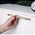 PUXADOR MOVEIS ZIGRINATO IL1580 224MM DOURADO FOSCO ITALY - Imagem 9