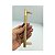 KIT 3 PUXADOR MOVEIS ZIGRINATO IL1580 128MM DOURADO FOSCO ITALY - Imagem 6