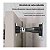 PRENDEDOR BATEDOR DE PORTA MAGNETICO ADESIVO PRETO FOSCO - Imagem 8
