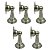 KIT 5 PRENDEDOR BATEDOR PORTA MAGNETICO ADESIVO INOX ESCOV - Imagem 1