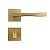 Fechadura Porta Externa Vivaldi Dourado Escovado Pado 55mm - Imagem 4