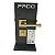 Fechadura Porta Externa Vivaldi Dourado Escovado Pado 55mm - Imagem 5