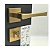 Fechadura Porta Externa Vivaldi Dourado Escovado Pado 55mm - Imagem 7