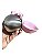 Garrafa Bebedouro Portátil Cachorro Pet 285ml Aço Inox Rosa - Imagem 5