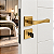 Fechadura Porta Interna Vivaldi Dourado Escovado Pado 55mm - Imagem 1