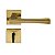 Fechadura Porta Interna Vivaldi Dourado Escovado Pado 55mm - Imagem 4