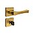 Fechadura Porta Interna Vivaldi Dourado Escovado Pado 55mm - Imagem 3