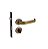 Fechadura Banheiro Duna Imab Antique AQ Ouro Velho Wc 40mm - Imagem 2