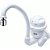 TORNEIRA ELÉTRICA FAME BICA MÓVEL 220V 5400W 1994 BRANCO 216615 - Imagem 5