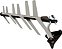 ANTENA DIGITAL AQUARIO EXTERNA  DTV-1500 C/KIT 448320 - Imagem 1
