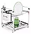 ESCORREDOR DE INOX MAKINOX 12 PRATOS COM PORTA TALHER DE INOX 404071 - Imagem 2