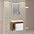 KIT TURIM SUSPENSO 55,5CM COM PIA E ESPELHO NOGAL RORATO 682071 - Imagem 3