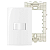 CONJUNTO MARGIRIUS SLEEK COM PLACA 4X2 1 SIMPLES PA016017 BRANCO 675644 - Imagem 2