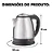 CHALEIRA ELÉTRICA AGRATTO INOX CE01 127V 532290 - Imagem 5