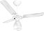 VENTILADOR DE TETO VENTIDELTA BRANCO 1 GLOBO/LAMPÂDA 38-3148 LIGH 127V 71609 - Imagem 2