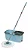 MOP ESFREGAO INOX LIMPEZA PRATICA PREMIUM MOR 8297 2 REFIS 386731 - Imagem 1
