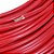 FIO CABO FLEXIVEL SIL 6,0MM VERMELHO ROLO 100 METROS 190101 - Imagem 3