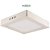 PAINEL LED BLUMENAU BRANCO SOBREPOR 24W 3000K QUADRADO BIVOLT LUZ AMARELO 572268 - Imagem 5