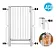 GRADE DE PROTEÇÃO PORTAO 70CM CRISTAL PETS BRANCO GP 68136 - Imagem 2