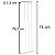 GRADE DE PROTEÇÃO PORTAO EXTENSOR 15CM BASICÃO 6MM PETS BRANCO E.15B 494305 - Imagem 2