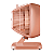 VENTILADOR DE MESA VENTIDELTA TURBI 40CM ROSA 127V 62-4102 770310 - Imagem 5