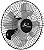 VENTILADOR DE PAREDE VENTIDELTA 50CM 71-5425 PRETO BIVOLT 60FIOS 71471 - Imagem 3