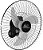 VENTILADOR DE PAREDE VENTIDELTA 60CM 73-6425 PRETO BIVOLT 60FIOS 232157 - Imagem 2