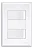 CONJUNTO FAME EVIDENCE COM PLACA 2 SIMPLES 16A 2904 BRANCO 487163 - Imagem 3