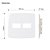 PLACA MARGIRIUS B3 4X4 2P C/S PA019435 BRANCO 672947 - Imagem 3