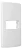 PLACA MARGIRIUS CONDULETE 1 MÓDULO C/SUP SLEEK PA021843 BRANCO 760480 - Imagem 4