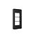 PLACA MARGIRIUS CONDULETE 3 MÓDULO C/SUP SLEEK PA021881 EBONY/PRETO 760510 - Imagem 3