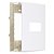 PLACA MARGIRIUS SLEEK 4X2 1 MÓDULO C/S PA016026 BRANCO 673161 - Imagem 10