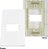 PLACA MARGIRIUS SLEEK 4X2 1 MÓDULO C/S PA016026 BRANCO 673161 - Imagem 3