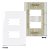 PLACA MARGIRIUS SLEEK 4X2 2 MÓDULO C/S PA016024 BRANCO 673170 - Imagem 6